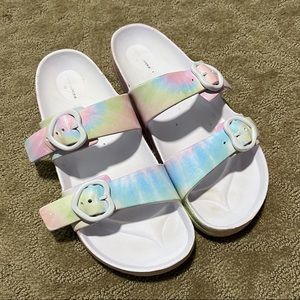 Stoney Clover Tie Dye  Sz 10 slides
